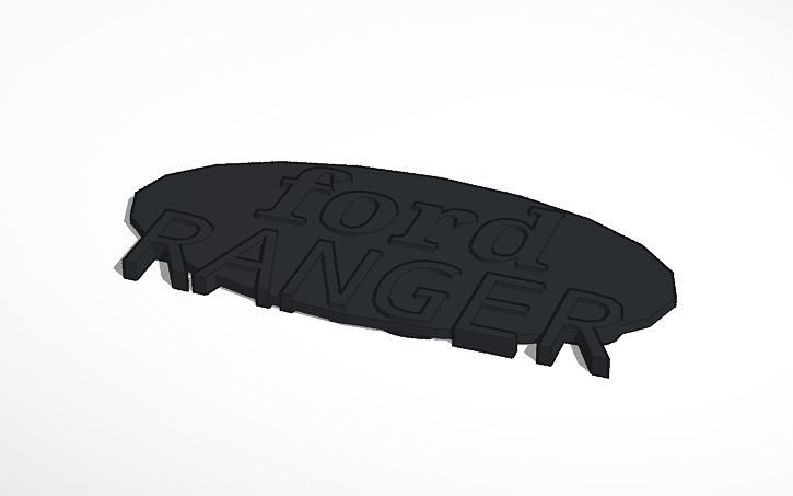 3D design ford ranger - Tinkercad