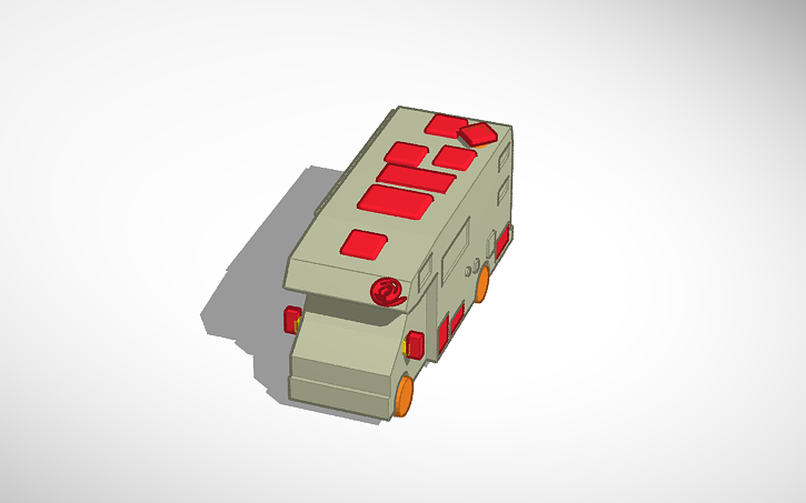 3D design Camper Step 2: Details - Tinkercad