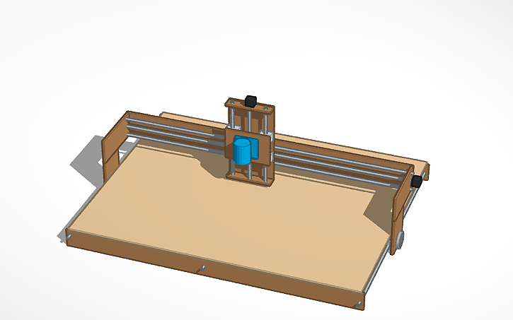 3D design CNC Machine - Tinkercad