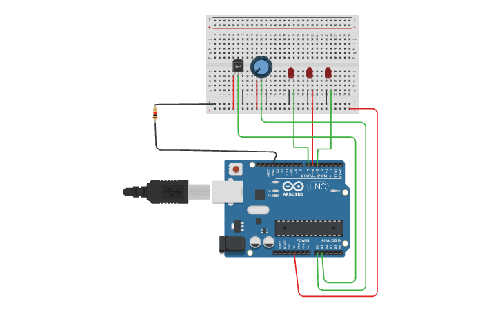 Sensor Dht Grabcad Circuit design Temperature and Humidity Sensor (DHT11) - Tinkercad