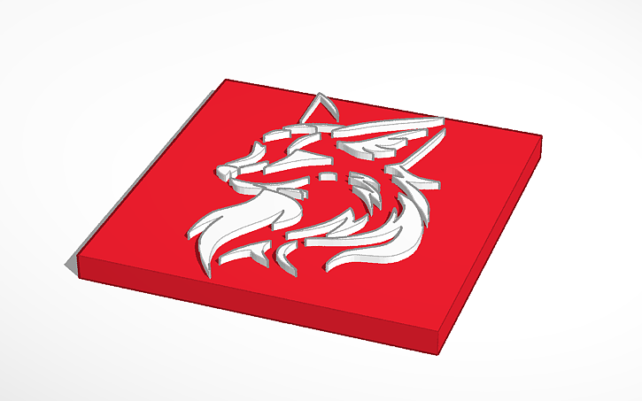 3D design fox - Tinkercad