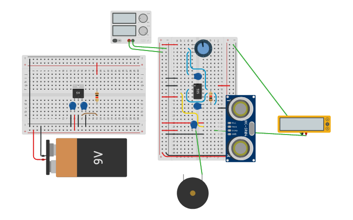 Sin Arduino Circuit design HC sin Arduino - Tinkercad
