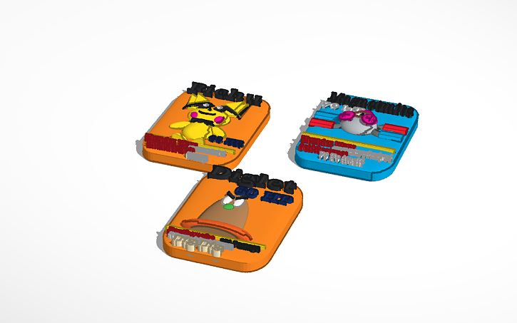 3D design Pokemon Cards - Tinkercad