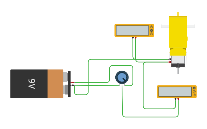 Circuit design gear motor - Tinkercad