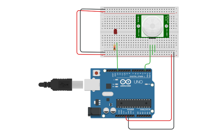 Circuit design Signal for Arduino - Tinkercad