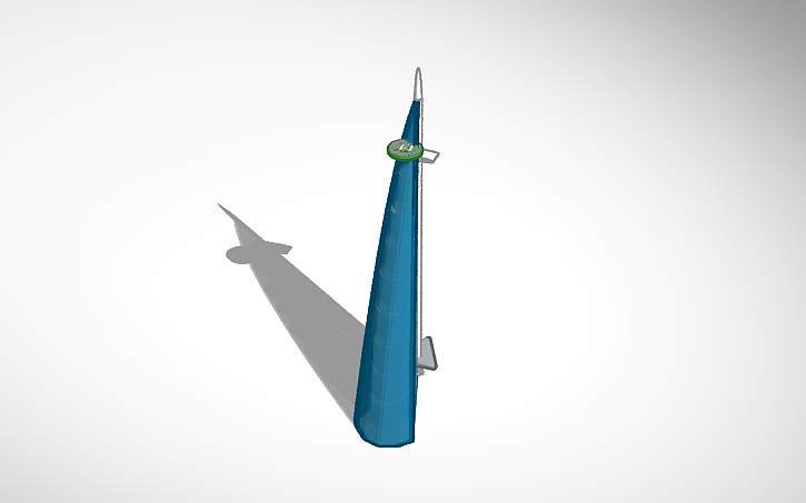 3D design Burj Al Arab - Tinkercad
