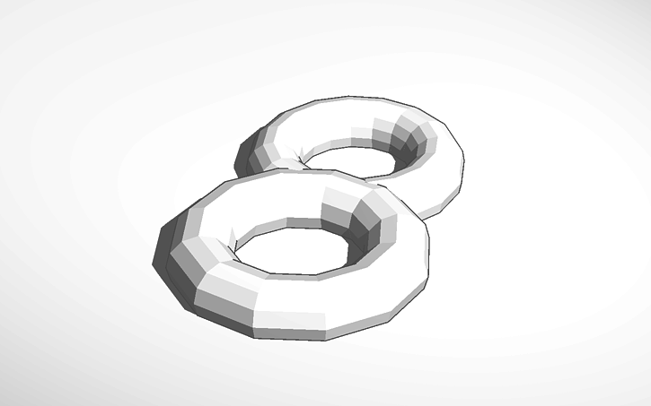3D design House number 8 sign - Tinkercad
