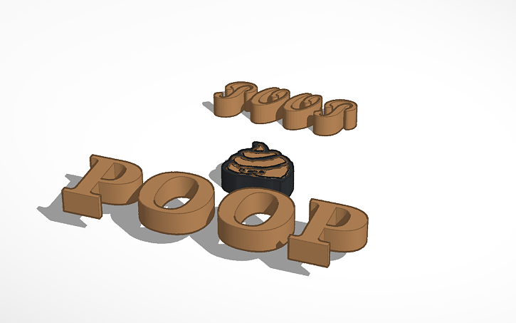 3D design caca ;P - Tinkercad