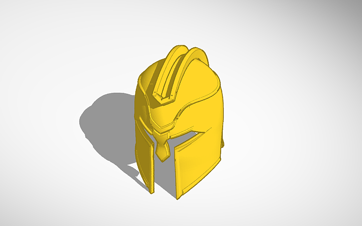 Inker Pad 3D design Helmet - Tinkercad