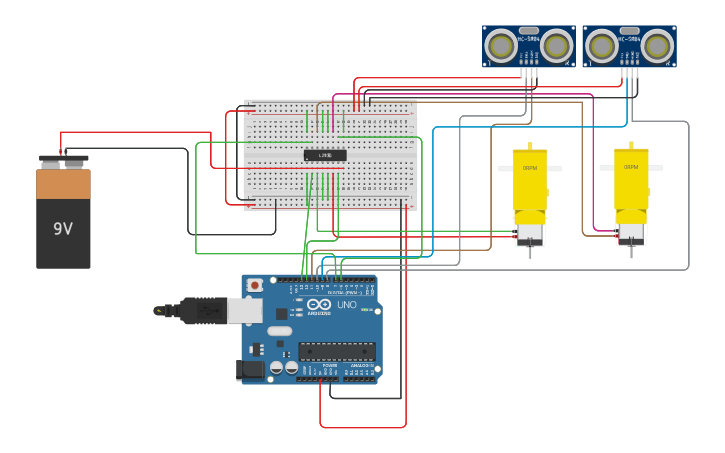 Circuit design arduino tp 24 - Tinkercad
