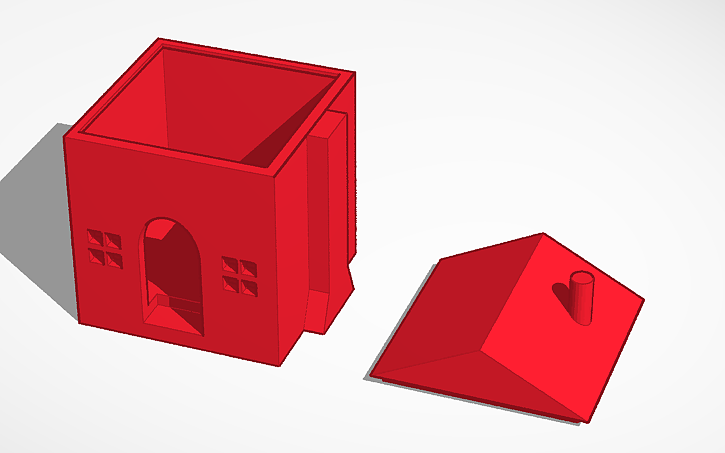 3D design House Box 1 - Tinkercad