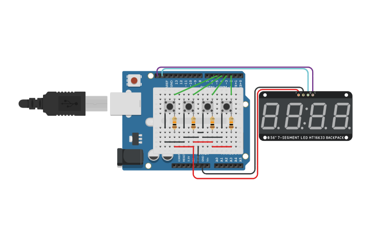 Timer Cad Block Circuit design Timer by Blocks - Tinkercad