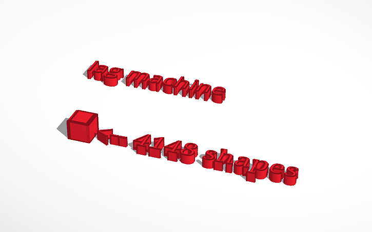 3D design lag machine - Tinkercad