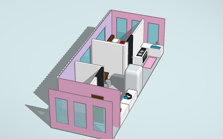 3D design Copy of Interior Design Challenge - Tinkercad