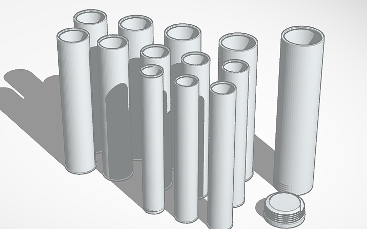 Rod Object Design 3D design Extendable Rod - Tinkercad