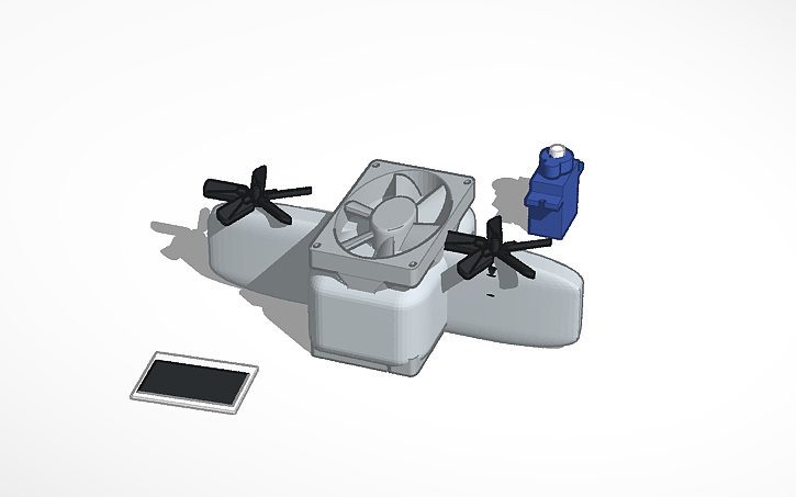 3D design drone - Tinkercad