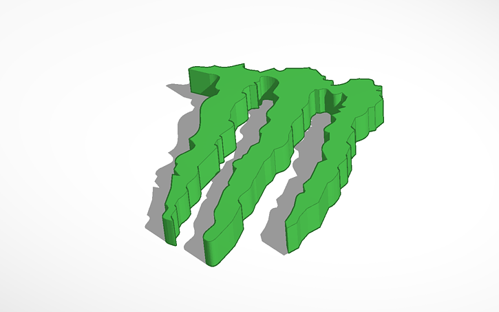 3D Design Monster Energy Tinkercad 3d-design-monster-energy-tinkercad