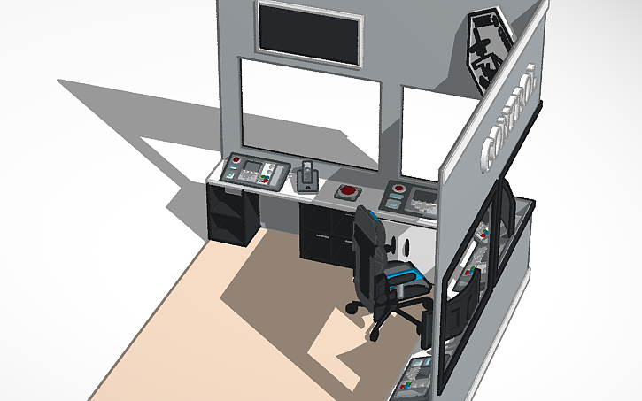 3D design Control Room - Tinkercad