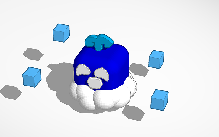 3D design control fruit - Tinkercad