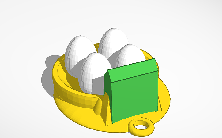 3D design Egg holder simple - Tinkercad