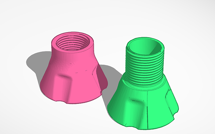 3D design spool holder - Tinkercad