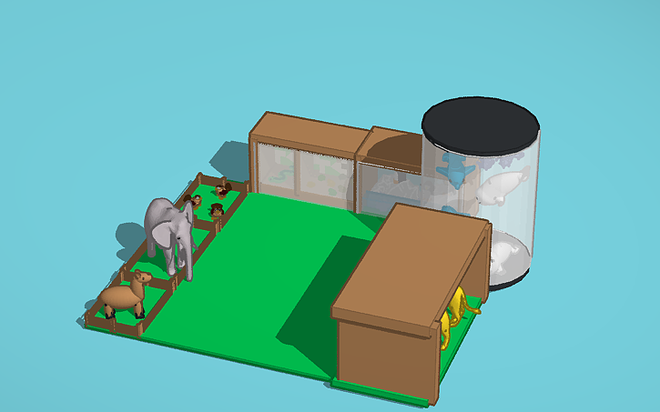 3D design Zoo - Tinkercad