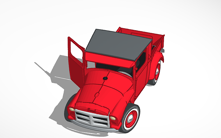3D design Old Ford Truck - Tinkercad