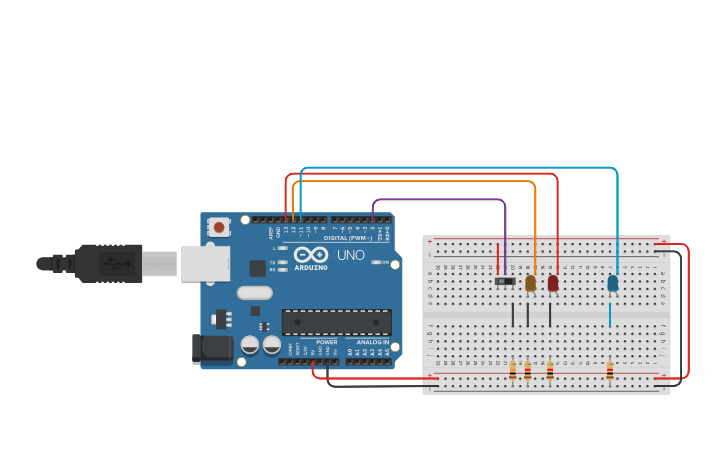 Circuit design DigFun-22 Sequential and combinational logic - Tinkercad