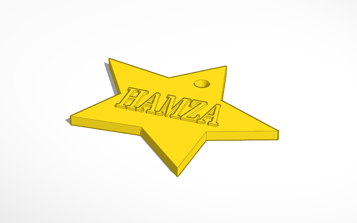3D design HAMZA - Tinkercad
