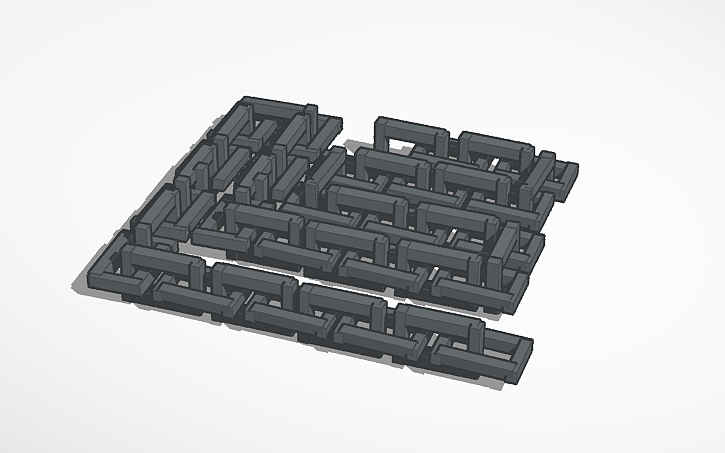 3D design chains prototype 3 - Tinkercad