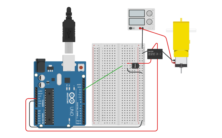 Relay Module In Tinkercad Circuit design Relay - Tinkercad