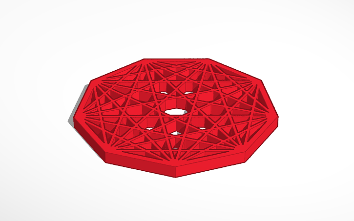 3D design Nonagon Infinity - Tinkercad