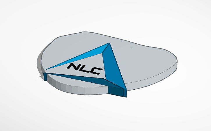 3D design NLC logo - Tinkercad