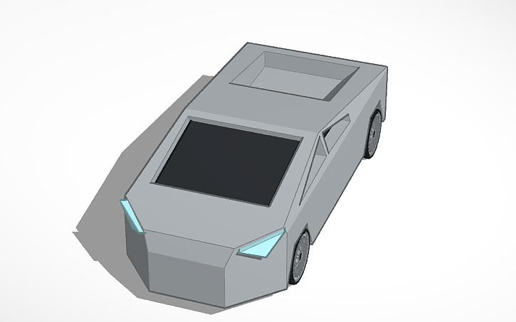 3D design Tesla - Tinkercad