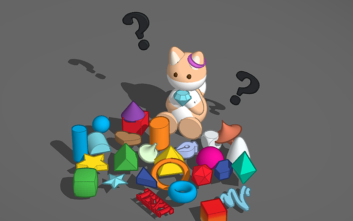 3D design The Tinker-cat! - Tinkercad