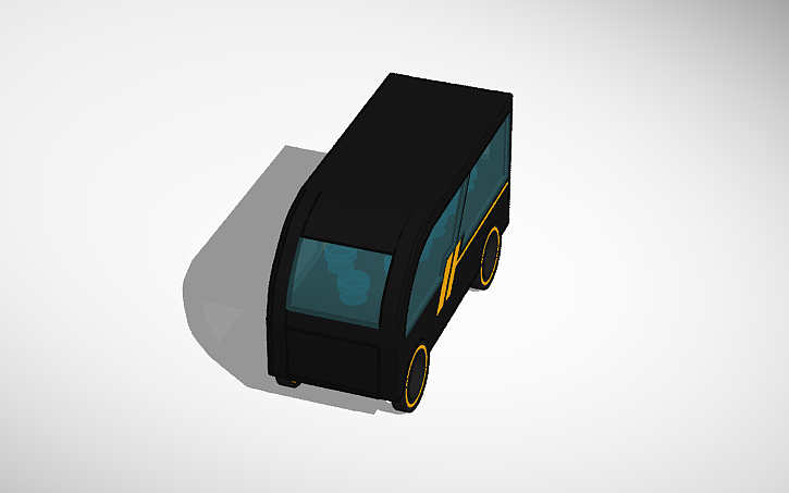 3D design Unnamed Bus Sprite #3 (Drivable) (TinyLab #8) - Tinkercad