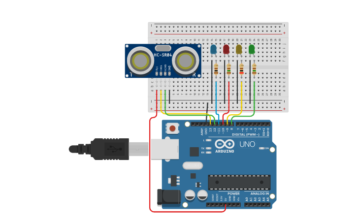 Circuit design Sensore di prossimità con vu meter e funzione map ...