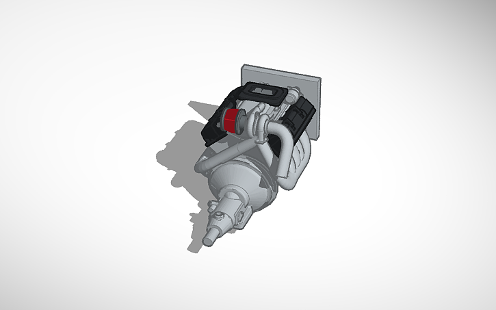 3D design 7.3 turbo diesel - Tinkercad