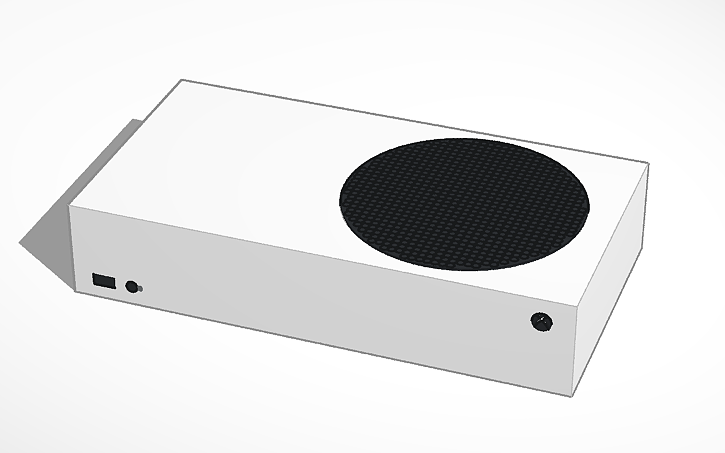 3D design Xbox Series S - Tinkercad