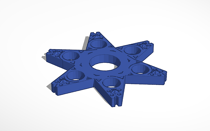3D design Star Fidget - Tinkercad