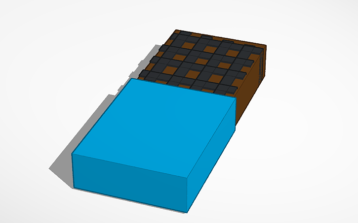 3D design Chocolate Bar - Tinkercad