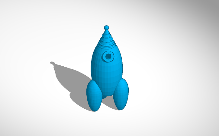 3D design Rocket! - Tinkercad