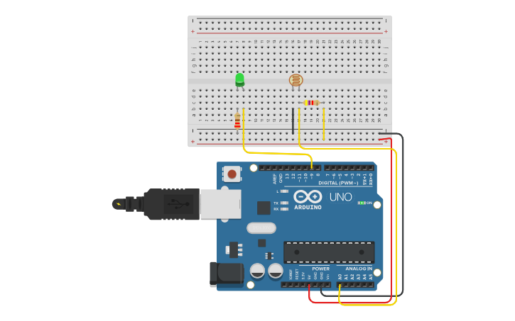 Circuit design MEMORIA MODULE 3 ASSESSMENT 2 - Tinkercad