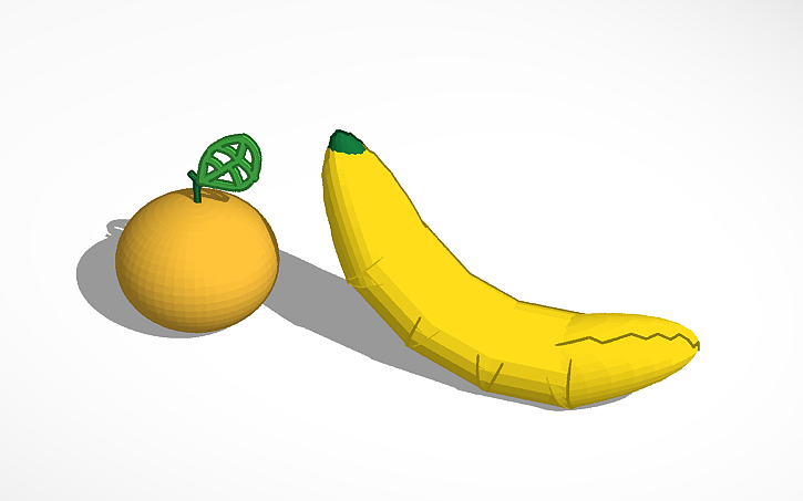 3D design Fruits - Tinkercad