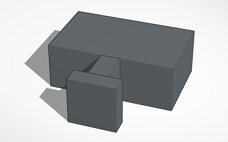 3D design Broken TV - Tinkercad