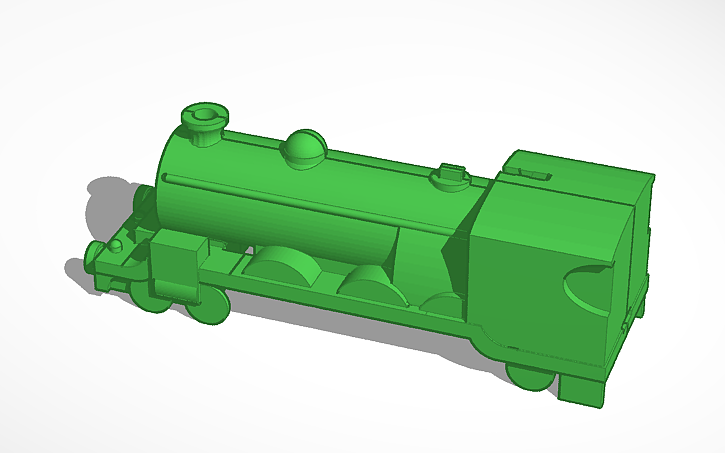 3D design Old Shape Henry but as a TrackMaster Shell - Tinkercad