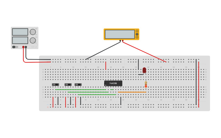 Circuit Dld Module Circuit design DLD-Lab-2 - Tinkercad