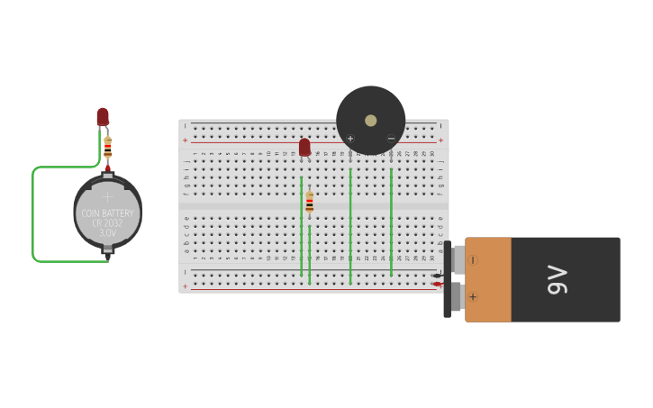 Circuit design LED BLINKING - Tinkercad