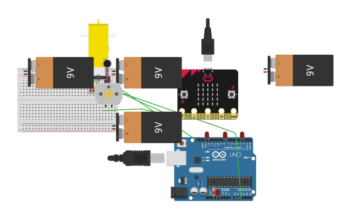 Circuit design NODE ARDUINO - Tinkercad