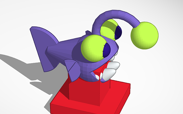 3D design fish diecast - Tinkercad